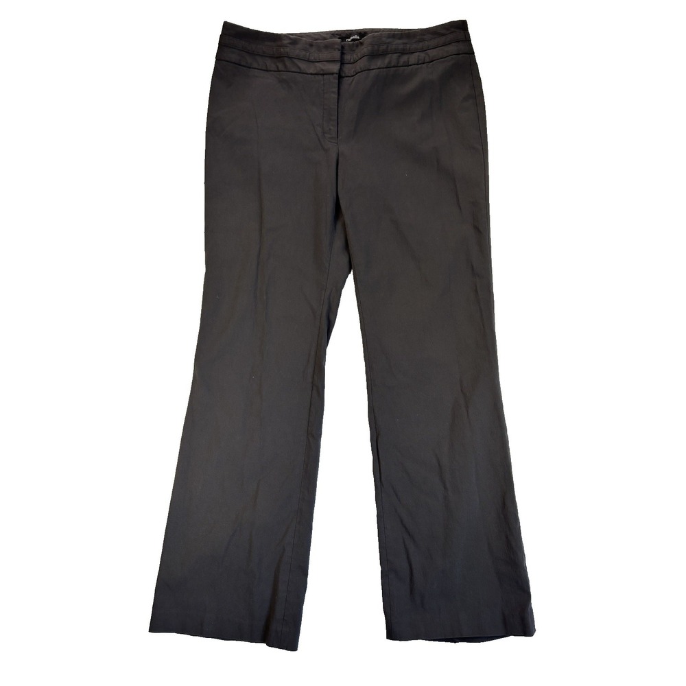 Rafaella Women's 12 Sexy Black Wide Leg Dress Pants Career Office Business Event